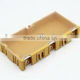Yellow Electronic Case Kit Components Storage Boxes / Small Parts Storage Cabinet L00010
