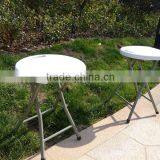 Blow Moulded Strong and Durable 45H Metal Leg Folding Garden Stool thumbnail-2