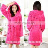 Factory Wholesale Luaury Cotton Sexy Girl Bathrobe