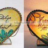 Hand Painting Glass Candle Holder,heart Shape Candle Holder,wedding Decoration thumbnail-6