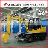 6 Ton Excavator With Wheel With 0.24CBM Bucket DLS865-9A thumbnail-1
