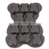 100% food grade bear shape making silicone ice cube cup