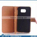 Flip Leather Case for Samsung Galaxy S6, Business Wallet Case for S6 With 9 Card Slots thumbnail-2