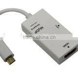 Hot Sell Mydp Micro USB to HDMI Cable Adapter Converter Slimport to HDMI Adapter Converter