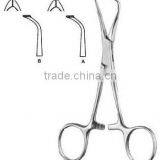 Lorna Towel Clamp Fine Serrated, Wide Jaw Size: 9.5 Cm, 13 cm thumbnail-1