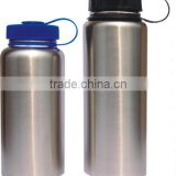 Stainless steel sports water bottle with Carring-Loop
