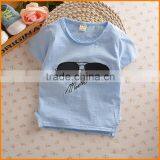 South Korea 2016 Summer New Korean Children T-shirt 100% Cotton T-shirt Embroidered Children Cotton Short Sleeved Glasses thumbnail-3