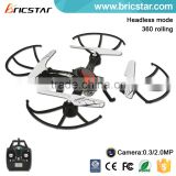 Cheap 2.4G black rc quad helicopter camera with lights