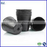Planting Pepper Seeds Usage Facotry Top Quality and Cheap PE Black Plastic Nursery Cup thumbnail-1