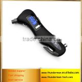 Multifunction LED flashlight digital tire pressure gauge with blue LED backlight