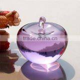 Color Christmas Decorations Crystal Glass Apple Gift thumbnail-5
