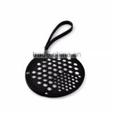 Delicate dot design felt women bag,women clutch with wirst strap new for 2015