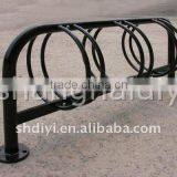 Black Powder Coating BK-Circle Bike Racks