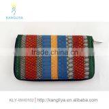 Women Money Bag Security Long Purse Brand Style Rainbow Colorful Fashion Wallet thumbnail-1