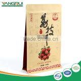 China factory square bottom paper bags for food