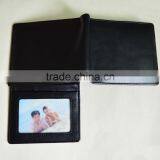 RFID Blocking Leather Bifold Wallet for Men Black thumbnail-2