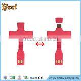 High Speed Flexible Wholesale Micro Usb Keychain Charger Data Cable thumbnail-5