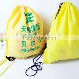 Customed nylon polyester drawstring bag