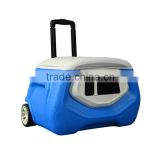 camping trolley and wheels plastic cooler box