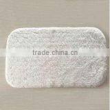 White Hotel Bath Rug Cotton Hand Make Rug thumbnail-1