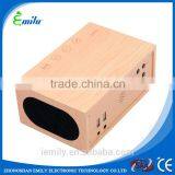 Wooden Qi Wireless Charger Transmitter Bluetooth Speaker + Alarm Clock thumbnail-5