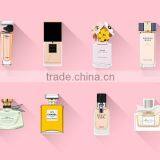 Customize Shaped High White Glass Perfume Bottle