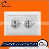 New Design European Type Germany Double Socket