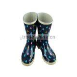 New Design Lady Fashion Rubber Rain Boots
