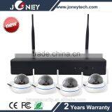 1 Megapixel ip Wireless Wifi Security Camera Kit H.264 Wifi Nvr Kits