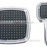 New Design Square Black Overhead Shower and Hand Shower With One Function thumbnail-1