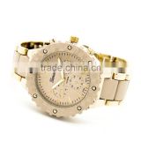 2016 Fashion Women Bezel Geneva Platinum Watch Japan Movt Water Resistant thumbnail-3