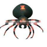 4 Foot Wide Halloween Inflatable Black Spider Yard Decoration thumbnail-1