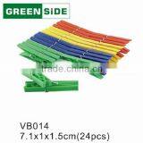VB014 Wholesale Cheap Simple Colorful Plastic Clothes Peg thumbnail-2