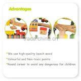 EN71 Safety Standard Wooden Train Toy Suitable for Big Bands thumbnail-6