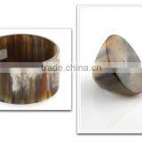 Buffalo horn ring table decoration restaurant high quality buffalo horn napkin ring in bulk quantity