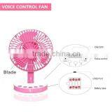 Hottest Cooler Voice Control Fan !!! Battery & USB Power Source Jyicoo Cooler USB Fan Mini USB Radiator Fan