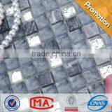 HFJTC-1323 high quality mosaic imitation brick tiles grey glass stone mosaic wall tile pattern artist wall tiles for living room