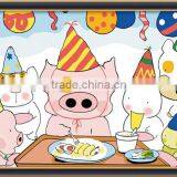 Modern Canvas DIY Oil Painting For Kids Gift 4020