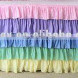 Polyester Rainbow Table Skirts Table Cover thumbnail-2