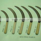 Steel Head Sickle With Wooden Handle