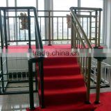 Hotel stair handrail assembly