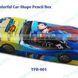 Car Shape Stationery Box Pencil Case With Conpartment thumbnail-2