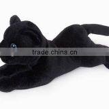 Factory Wholesale Realistic Plush Grovel Black Panther Stuffed Plush Jungle Animal Plush Black Panther Soft Toy thumbnail-1