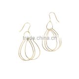 Alibaba fancy big hanging earrings elegant gold earrings designs