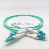 fiber optic OM3 OM4 LC uniboot patch cord
