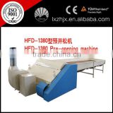 Nonwoven fiber opener machine, opening fiber machine, fiber opening plant