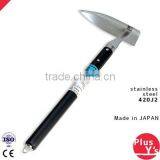 Japanese Farming Hoe Triangle Small Hoe With Stainless Steel Blade & Wooden Handle thumbnail-1