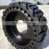 Solid Wheel Scissor Lift Tire for 5 Ton Hydraulic Scissor Lift Made in China thumbnail-3