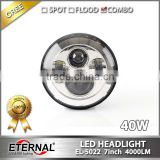 7" round Jeep wrangler JK CJ YJ TJ LED headlight replacement Harley mortorcycle headlamp
