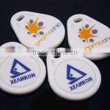 High Performance RFID Face Printing for 13.56MHz Classic 1K/4K RFID Key Fob With Factory Price